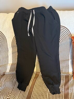 Figs Black Jogger Pants